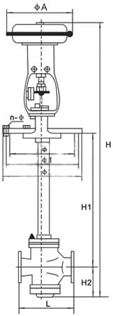 氣動低溫調(diào)節(jié)閥ZMAP結(jié)構(gòu)